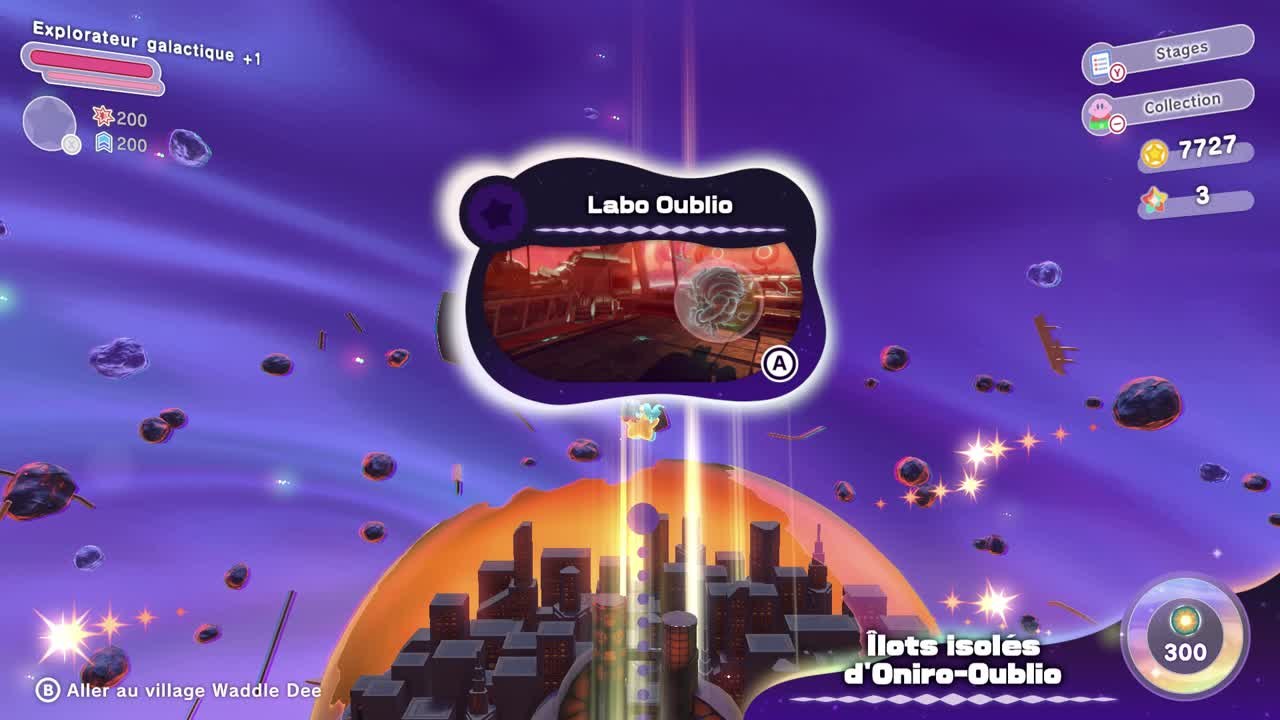 Kirby et le Monde Oublié – Soluce du Labo Oublio : combats contre Léo Oublio et Morpho Knight