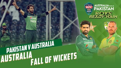 Australia Fall Of Wickets | Pakistan vs Australia | 2nd ODI 2022 | PCB | MM2T