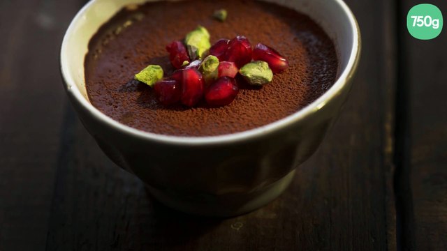 Petites crèmes au chocolat noir express sans cuisson