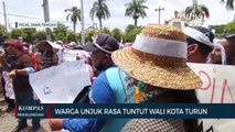 Warga Unjuk Rasa Tuntut Wali Kota Tegal Turun Dari Jabatan