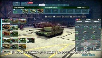 Wargame : AirLand Battle : La création des decks