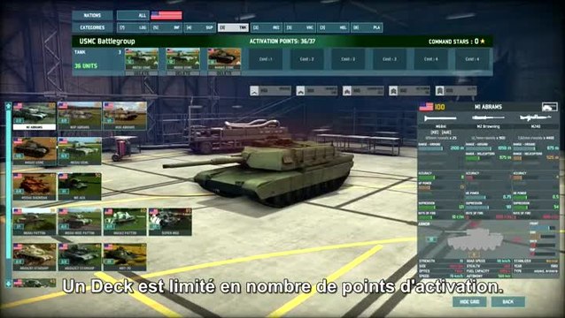 Wargame : AirLand Battle : La création des decks