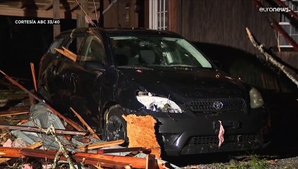 Numerosos daños y alertas de tornado en varios estados del sur de Estados Unidos