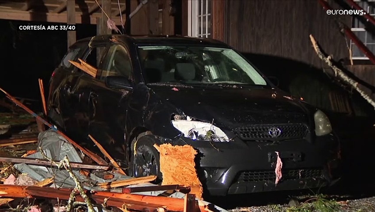 Numerosos daños y alertas de tornado en varios estados del sur de Estados Unidos