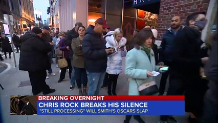 Chris Rock breaks his silence