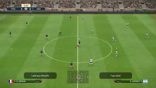 PES 2019 : France - Argentine en mode coopération