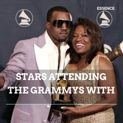 Photos Of Stars Attending The Grammys With Their Moms