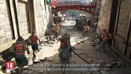 For Honor Nouveaux modes entrainement Trailer