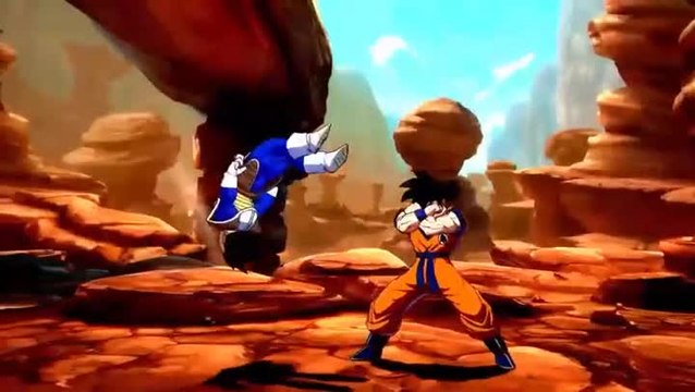 Gemaply Base goku vs Base vegeta Dragon Ball Fighterz