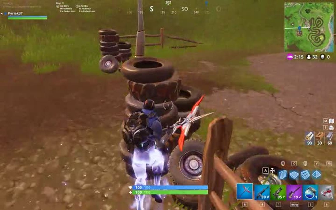 Cristal pneu Fortnite