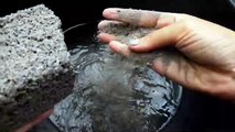 Gritty Charcoal Concrete Sand Cement Water Crumble Paste Play Cr: Fin Fin ASMR