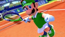 Mario Tennis Aces Luigi & Donkey Kong Gameplay