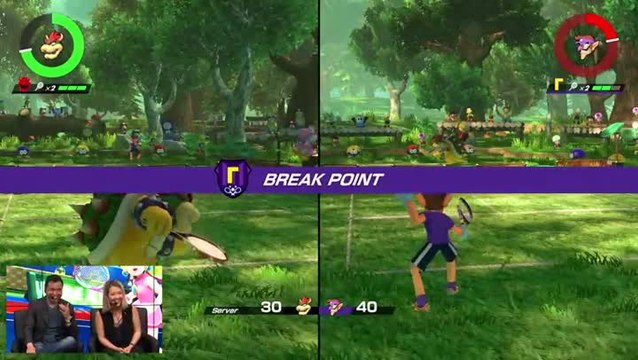 Mario Tennis Aces : La Nintendo Treehouse nous offre quelques échanges