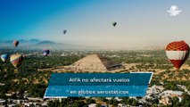 No suspenderán globos aerostáticos en Teotihuacán, pese a AIFA