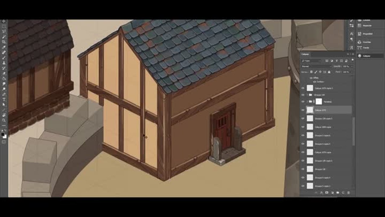 Lethis Path of Progress II Speed Painting The Fortress Part 2