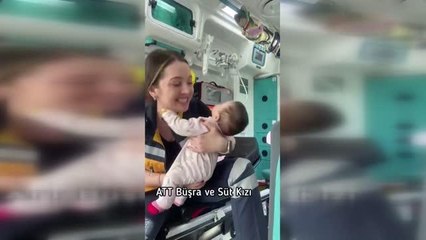 İstanbul'da görevli acil tıp teknikeri, terk edilmiş bebeğe sütannelik yaptı