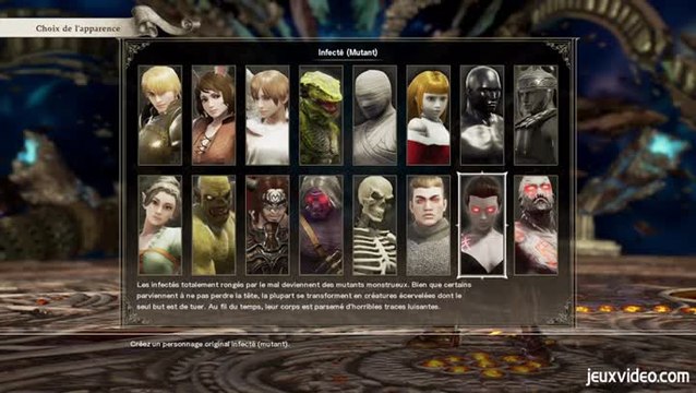 SoulCalibur VI : Le système de création de personnage