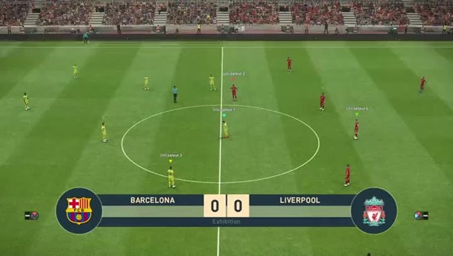 PES 2019 : FC Barcelone - Liverpool FC en 2v2