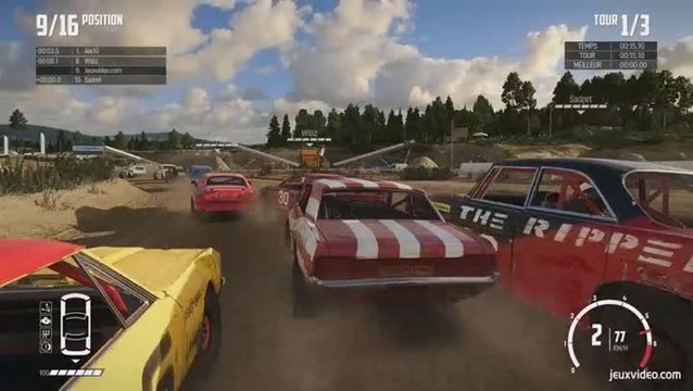 Wreckfest : un moteur physique impressionnant