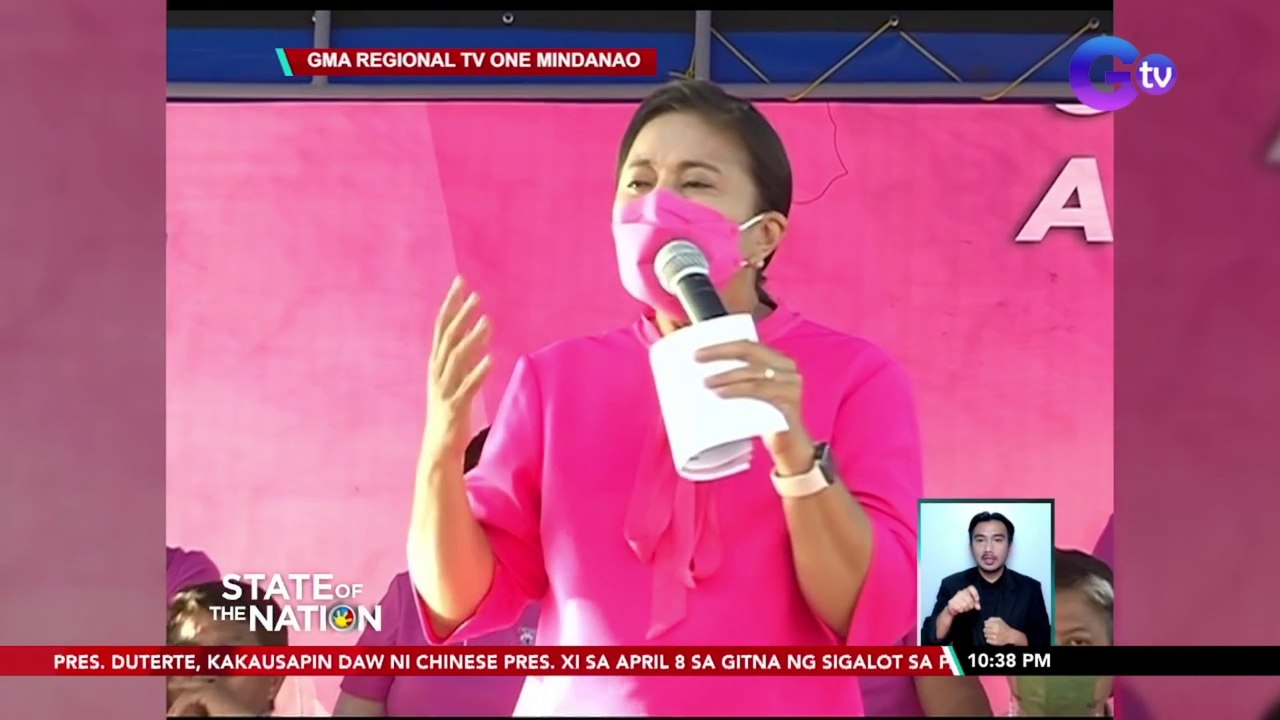 Robredo-Pangilinan tandem, nangampanya sa Lanao del Norte | SONA