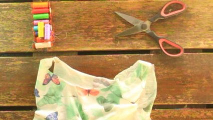كيف تصنعين حقيبة من قميصك القديم؟