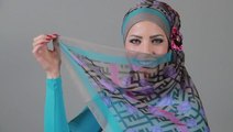 طريقة لف الحجاب لإطلالة ربيعية