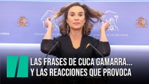 Las frases de Cuca Gamarra... y las reacciones que provoca