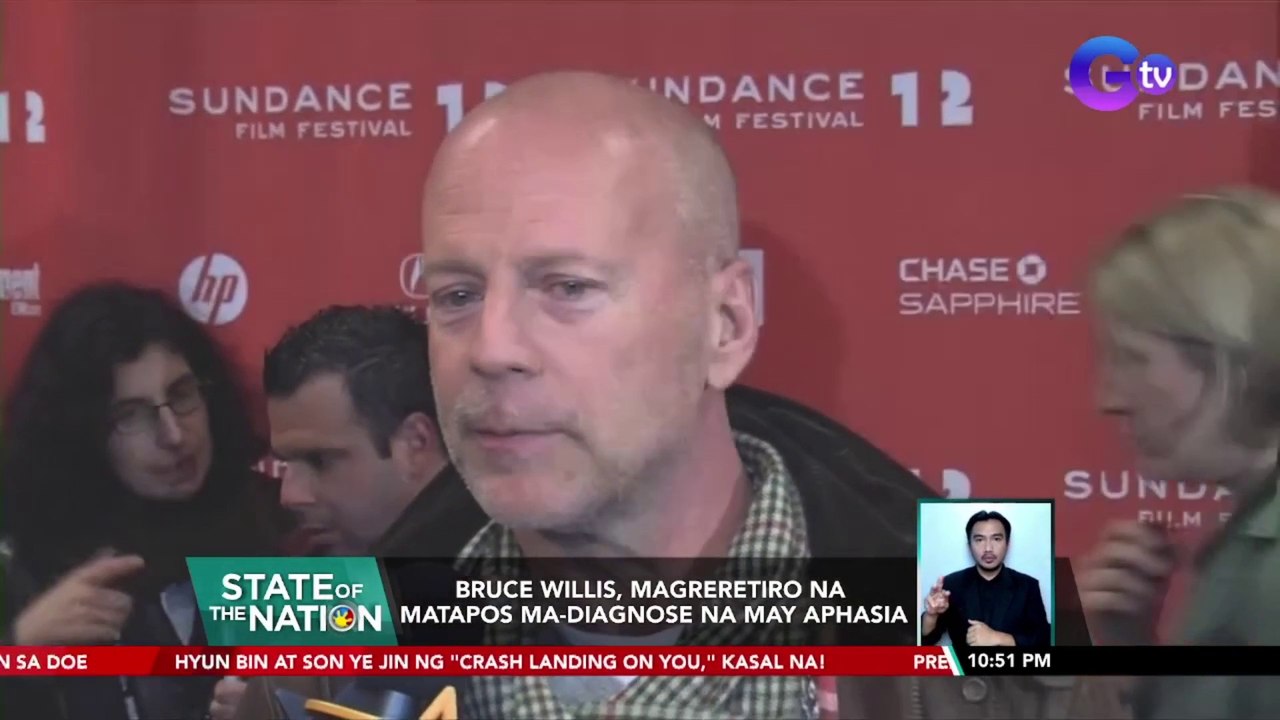 Hollywood actor na si Bruce Willis, magreretiro na matapos ma-diagnose na may aphasia | SONA