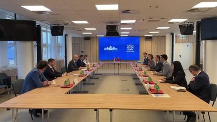 BUDAPEŞTE - Kamu Başdenetçisi Şeref Malkoç, Macar mevkidaşıyla bir araya geldi