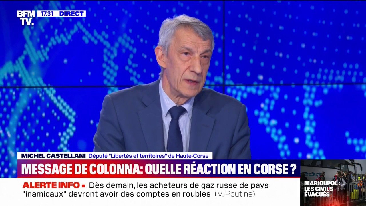 Pour le député de Haute-Corse Michel Castellani, "le gouvernement s'est mis à la faute avec l'affaire Yvan Colonna"