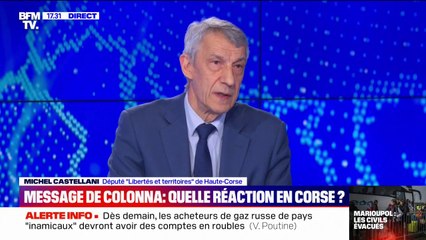Pour le député de Haute-Corse Michel Castellani, "le gouvernement s'est mis à la faute avec l'affaire Yvan Colonna"