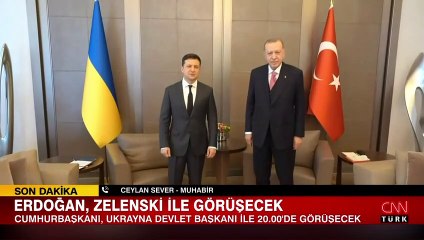 Cumhurbaşkanı Erdoğan, Zelenski ile görüşecek