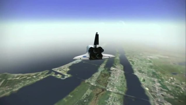 F-Sim Space Shuttle : Atterrissage réussi