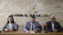 AK Parti Aydın İl Başkanı Ömer Özmen'den Çerçioğlu'na proje eleştirisi