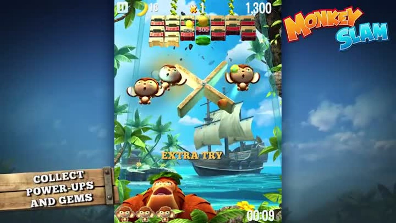Monkey Slam : Un jeu qui casse des briques