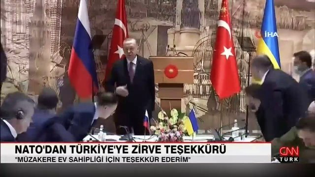 NATO Genel Sekreteri Stoltenberg, barış görüşmelerinden dolayı Türkiye'ye teşekkür etti