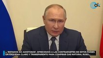 Putin firma el decreto que suspende la venta de gas si los países no pagan en rublos