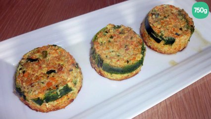 Скачать видео: Timbales aux carottes et aux courgettes