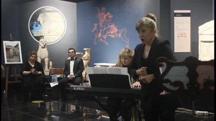 İZDOB sanatçıları Ödemiş Arkeoloji Müzesinde konser verdi