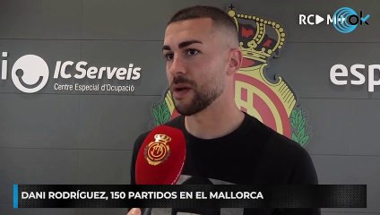 Dani Rodríguez, 150 partidos en el Mallorca