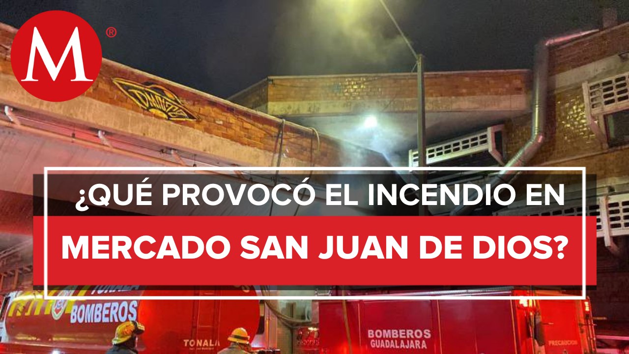 Alcalde de Guadalajara sobre incendio en mercado San Juan de Dios; "hay 380 locales afectados"
