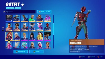 FORTNITE - The Imagined - All skins and styles