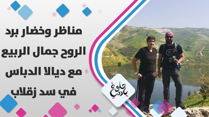 مناظر وخضار برد الروح جمال الربيع مع ديالا الدباس في سد زقلاب