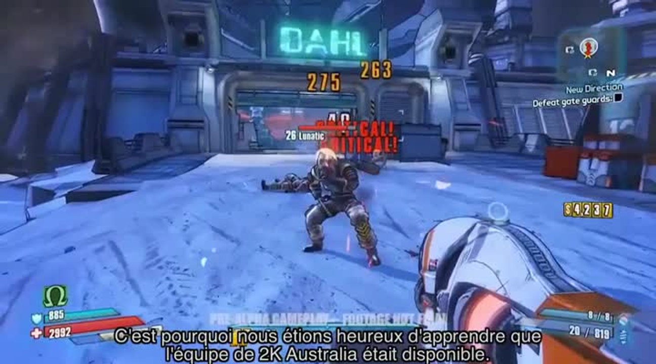 Borderlands The Pre-Sequel ! : Gameplay pré-alpha