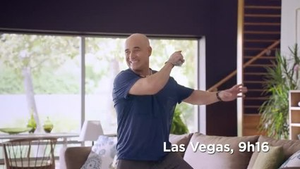 Wii Sports Club : Agassi et Graff  jouent le jeu du spot TV