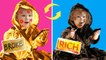 BORN POOR AND SWITCHED WITH RICH PARENTS Switched Life Funny Billionaire Moments by 123 GO Like!