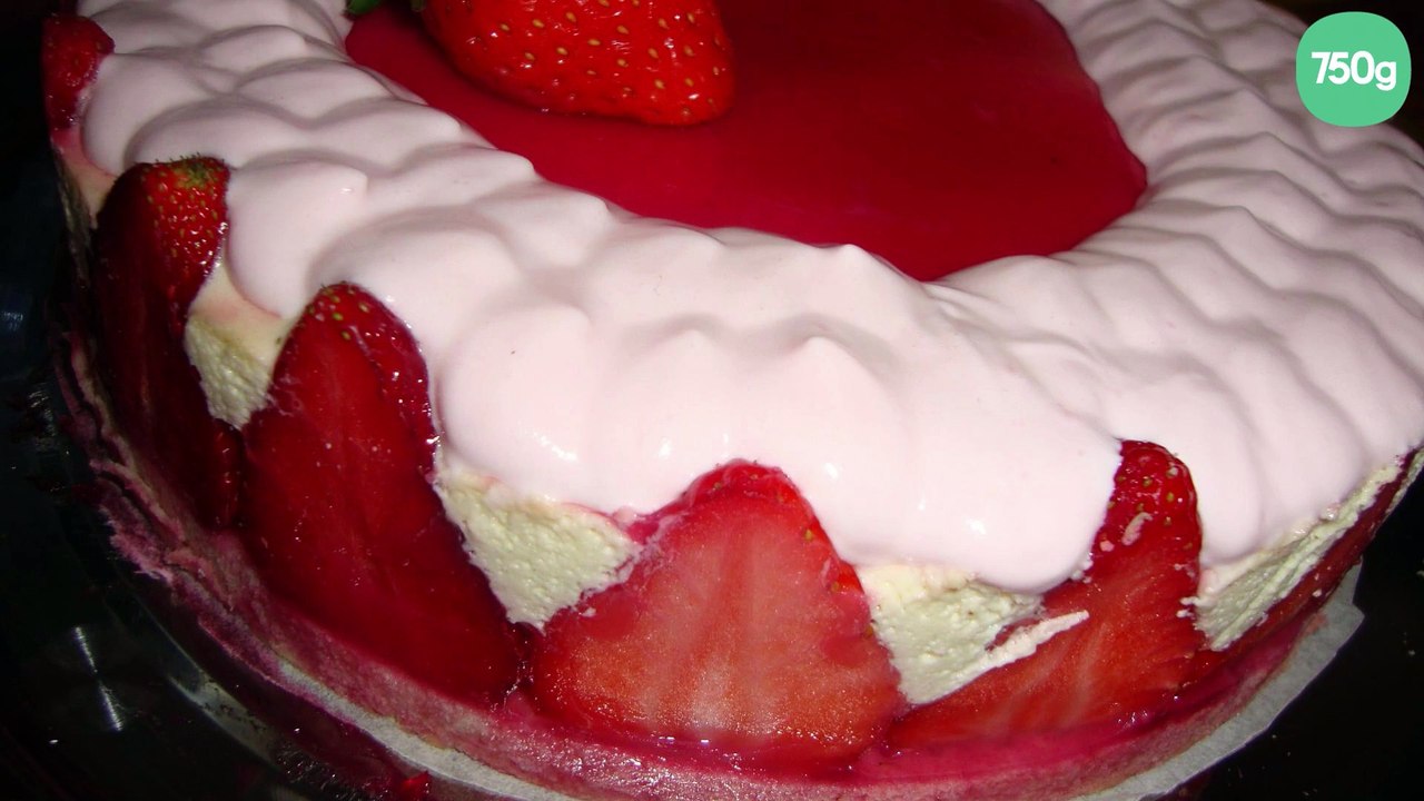 Fraisier mascarpone maison