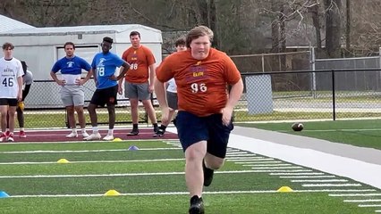 Nick Barry OL/DL NUC Bayou Elite Camp