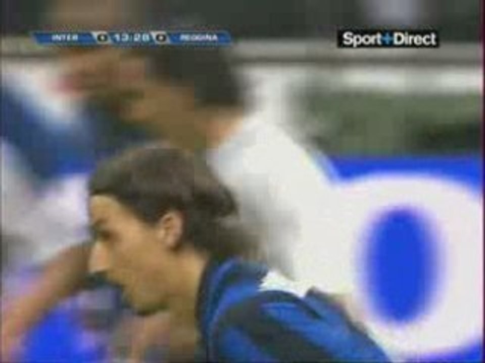 Inter - Reggina, 1 : 0, Ibrahimovic