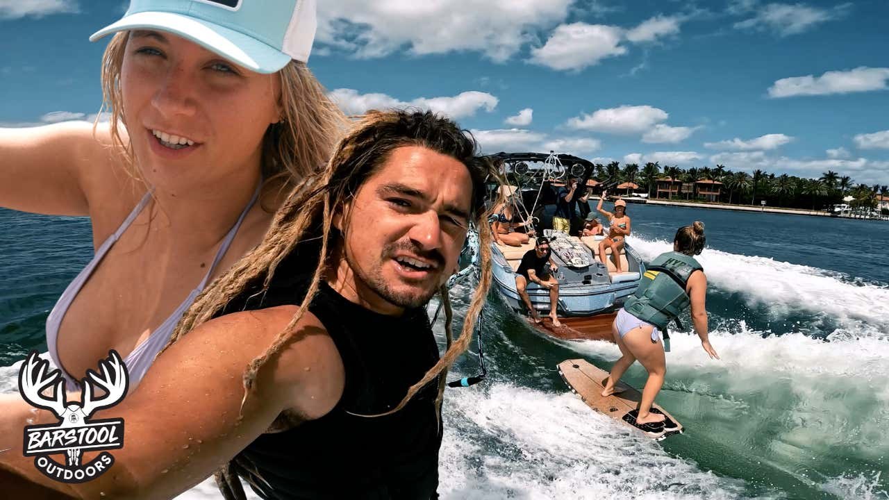 Austin Keen Taught Me How to Wake Surf!